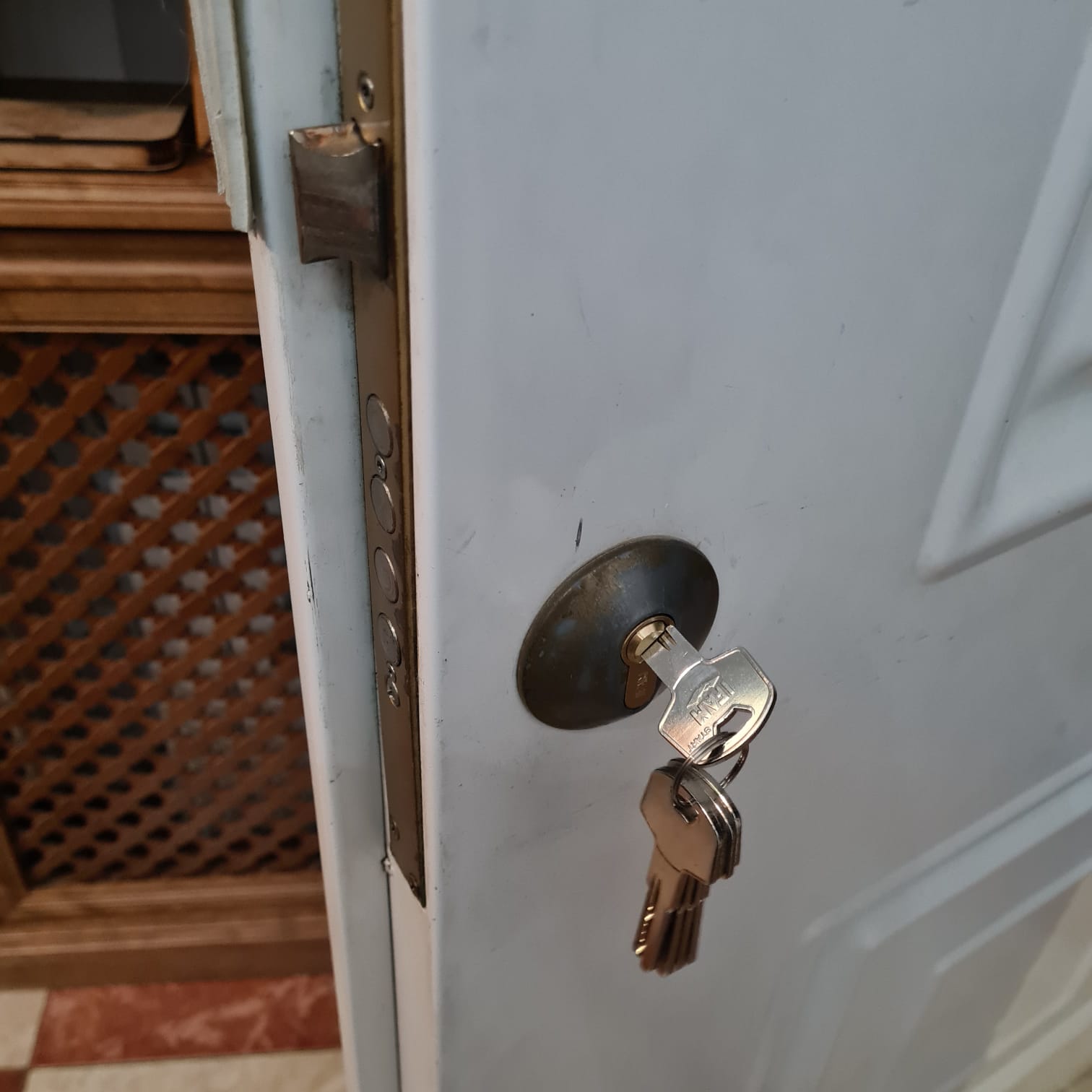 Bombín de seguridad con llaves